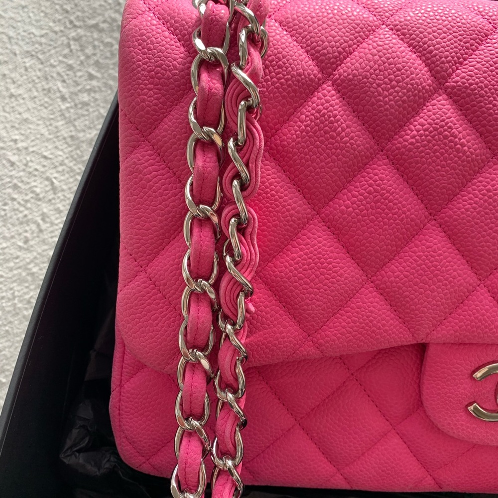Chanel Pink Caviar Jumbo Double Flap and Wallet - Picture 3 of 8